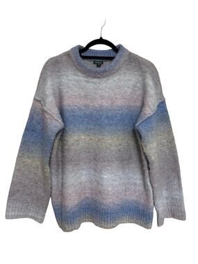 NEW Target Wild Fable Ombré Pastel Crewneck Sweater - Size M